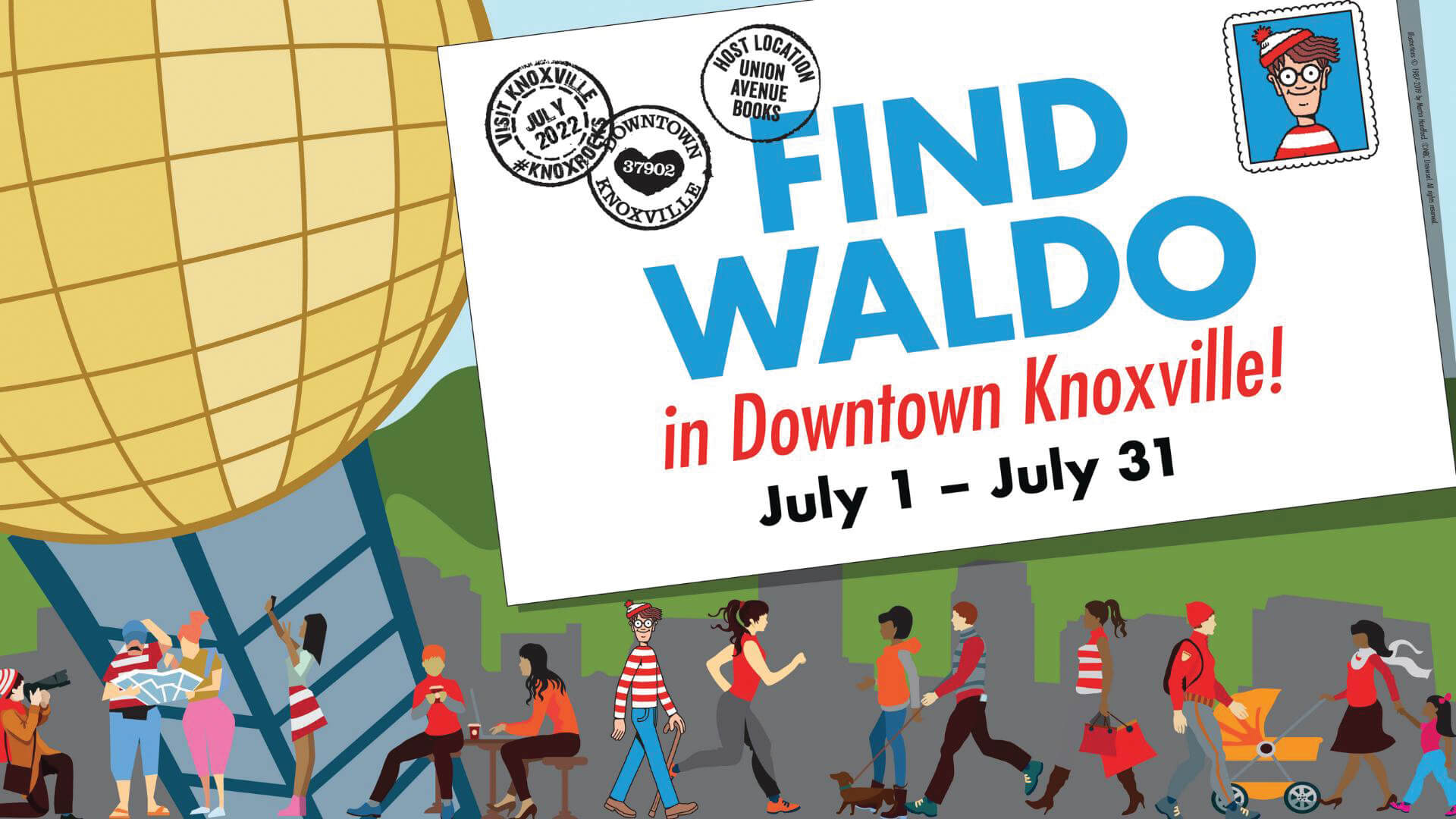 Find Waldo in Downtown Knoxville